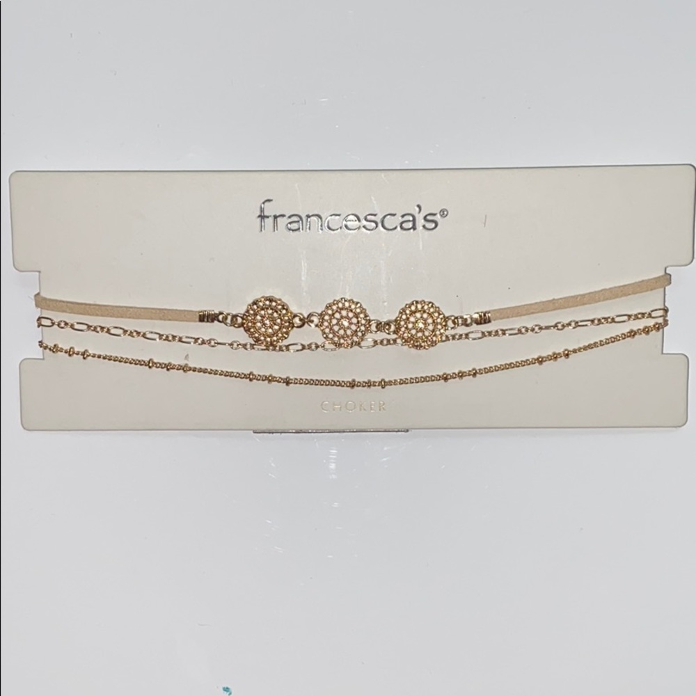 Francesca’s Gold Chokers
